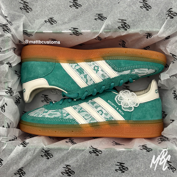 Lacey Flower - Sporty and Rich Adidas Spezial | UK 5 – MattB Customs