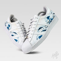 The Great Wave - Adidas Superstar Sneakers