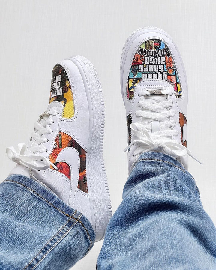 Nike Air Force 1 Low By You Custom Shoe in White