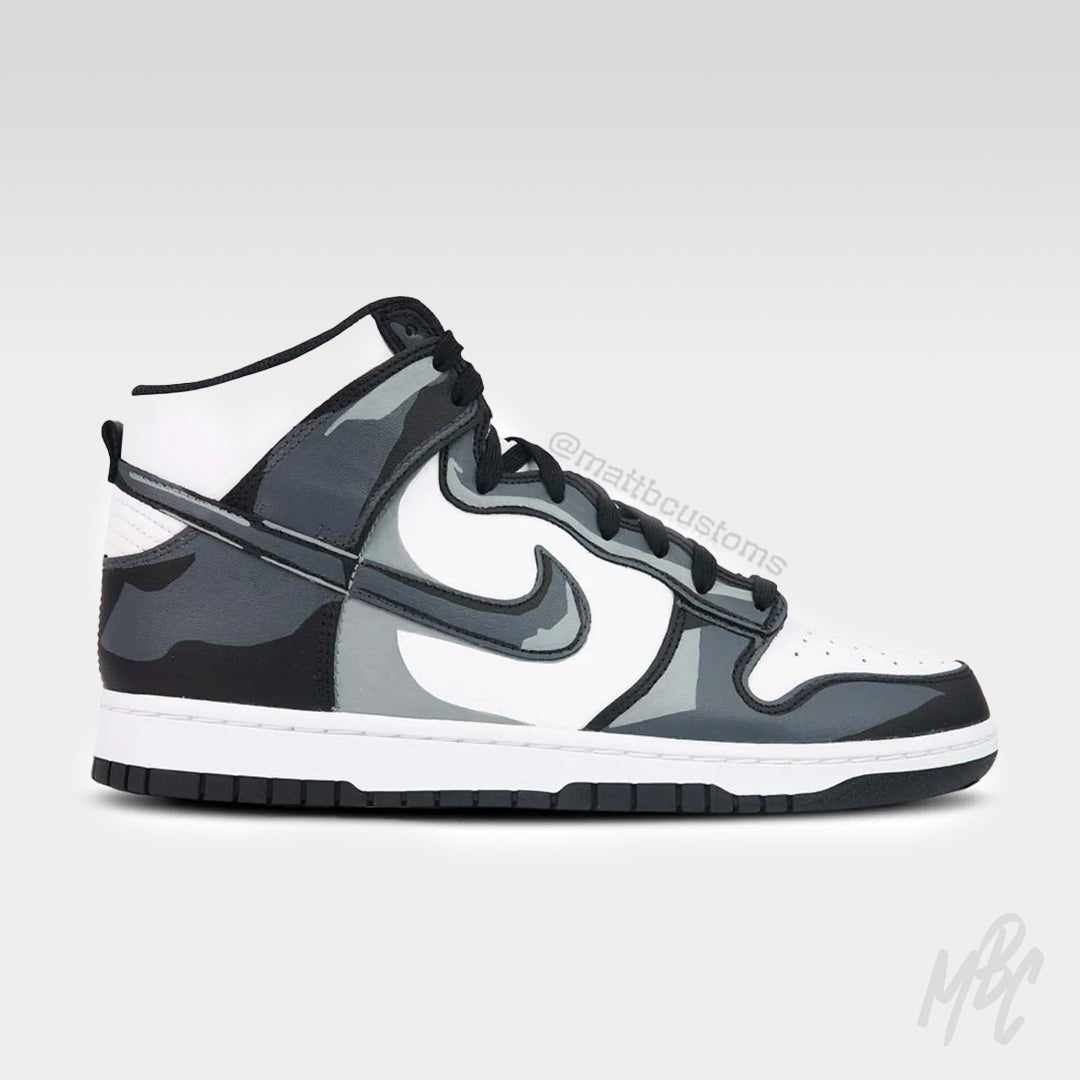 2D Illustration - Dunk High Custom Nike Sneakers