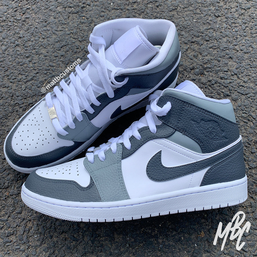 OG Colourway (Create Your Own) - Jordan 1 Mid Custom Nike Sneakers