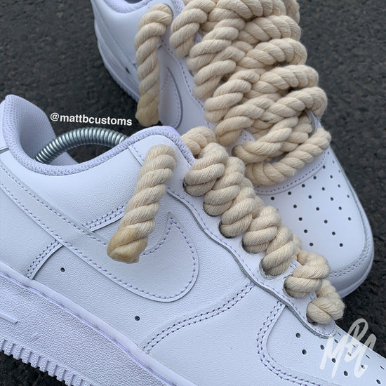 Thicc Laces Design - Custom Nike Air Force 1 Trainers – MattB Customs