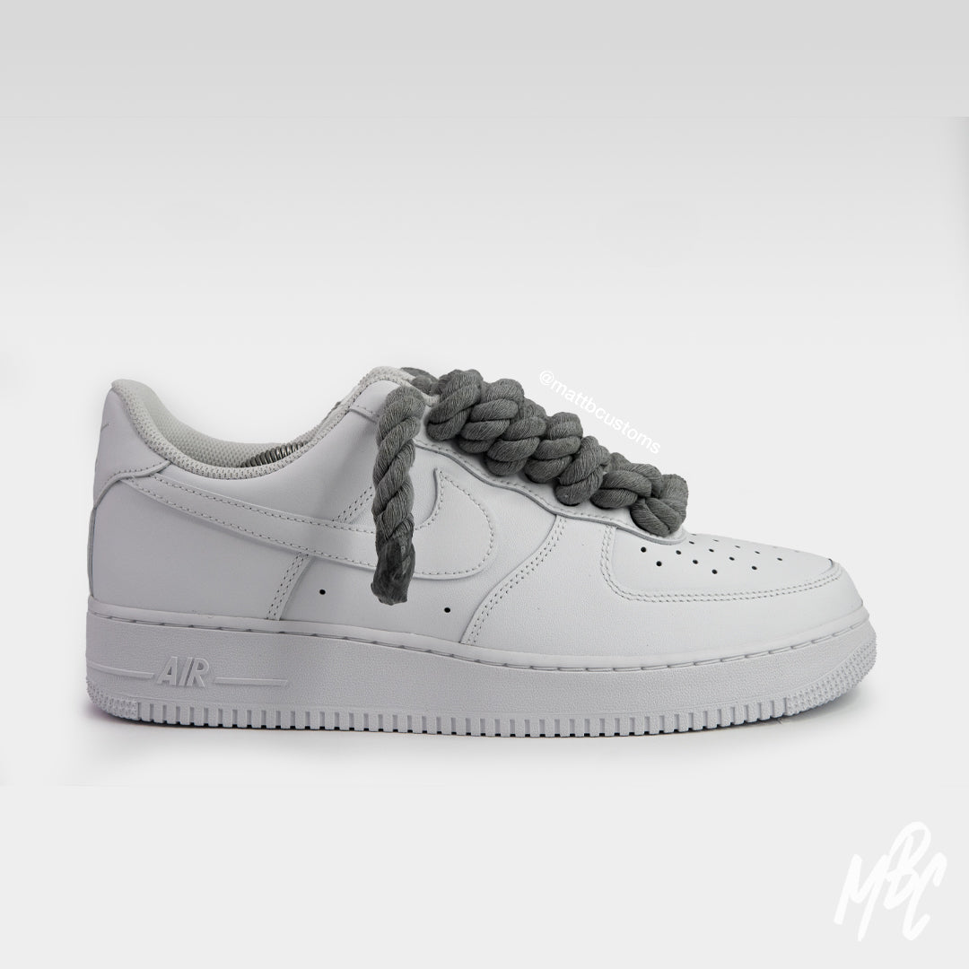 Thicc Laces - White Air Force 1 Custom