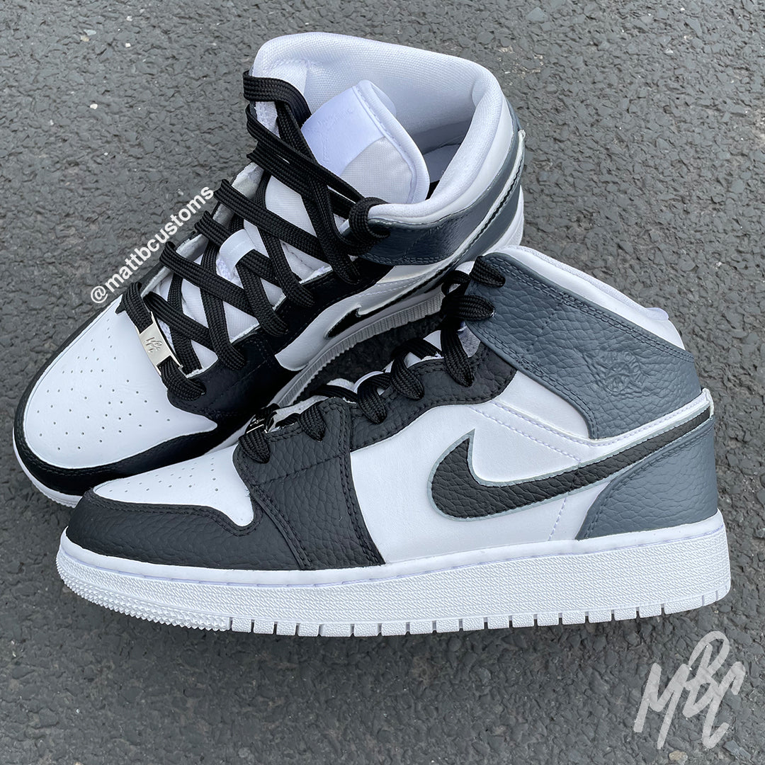 OG Colourway (Create Your Own) - Custom Nike Jordan 1 Mid Trainers â MattB Customs