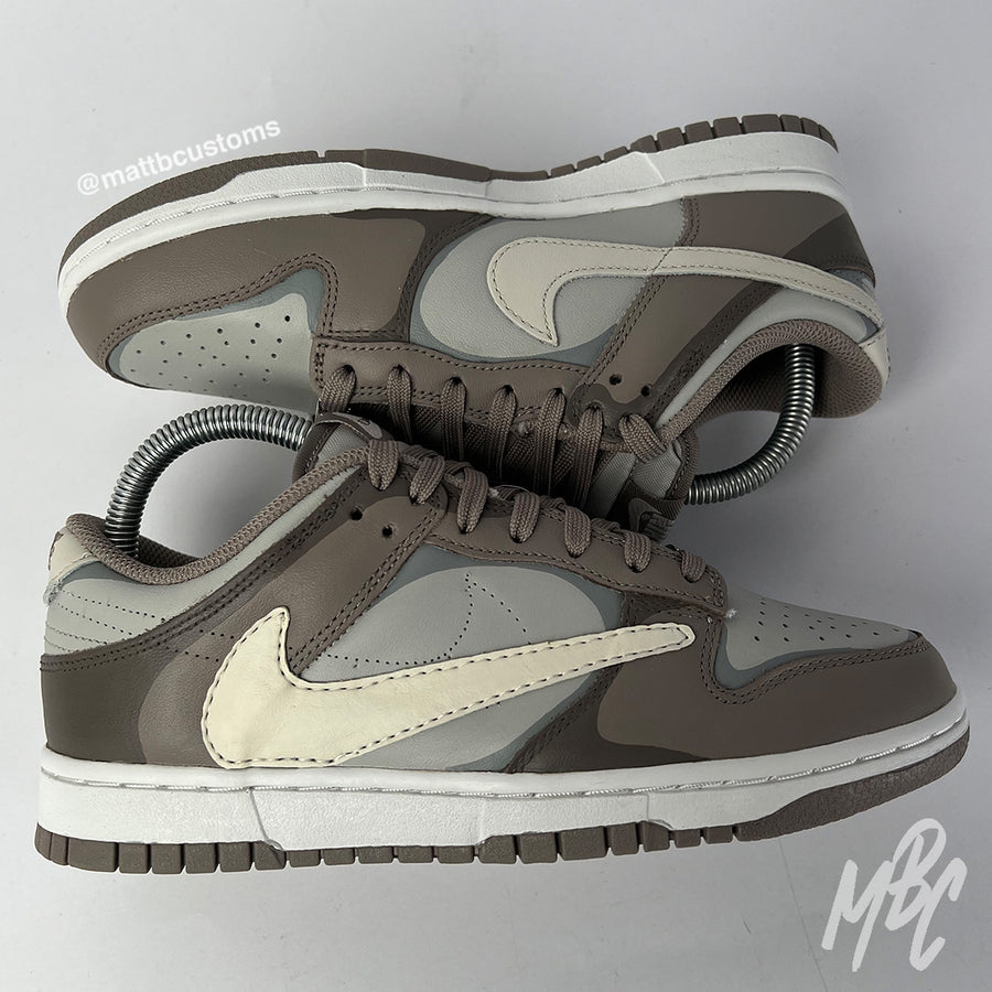 Reverse Swoosh Custom - Custom Nike Dunk Low Trainers â MattB Customs