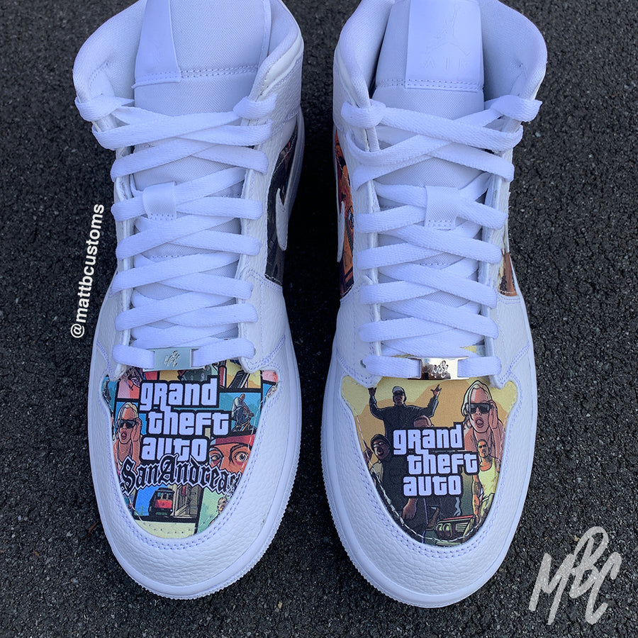NIKE JORDAN 1 - SAN ANDREAS LIVIN' - MattB Customs