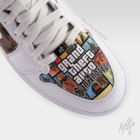 San Andreas Livin' - Jordan 1 Mid Custom Nike Sneakers