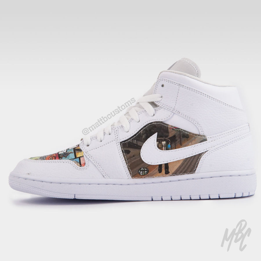 San Andreas Livin' - Jordan 1 Mid | UK 8.5 Nike Sneakers
