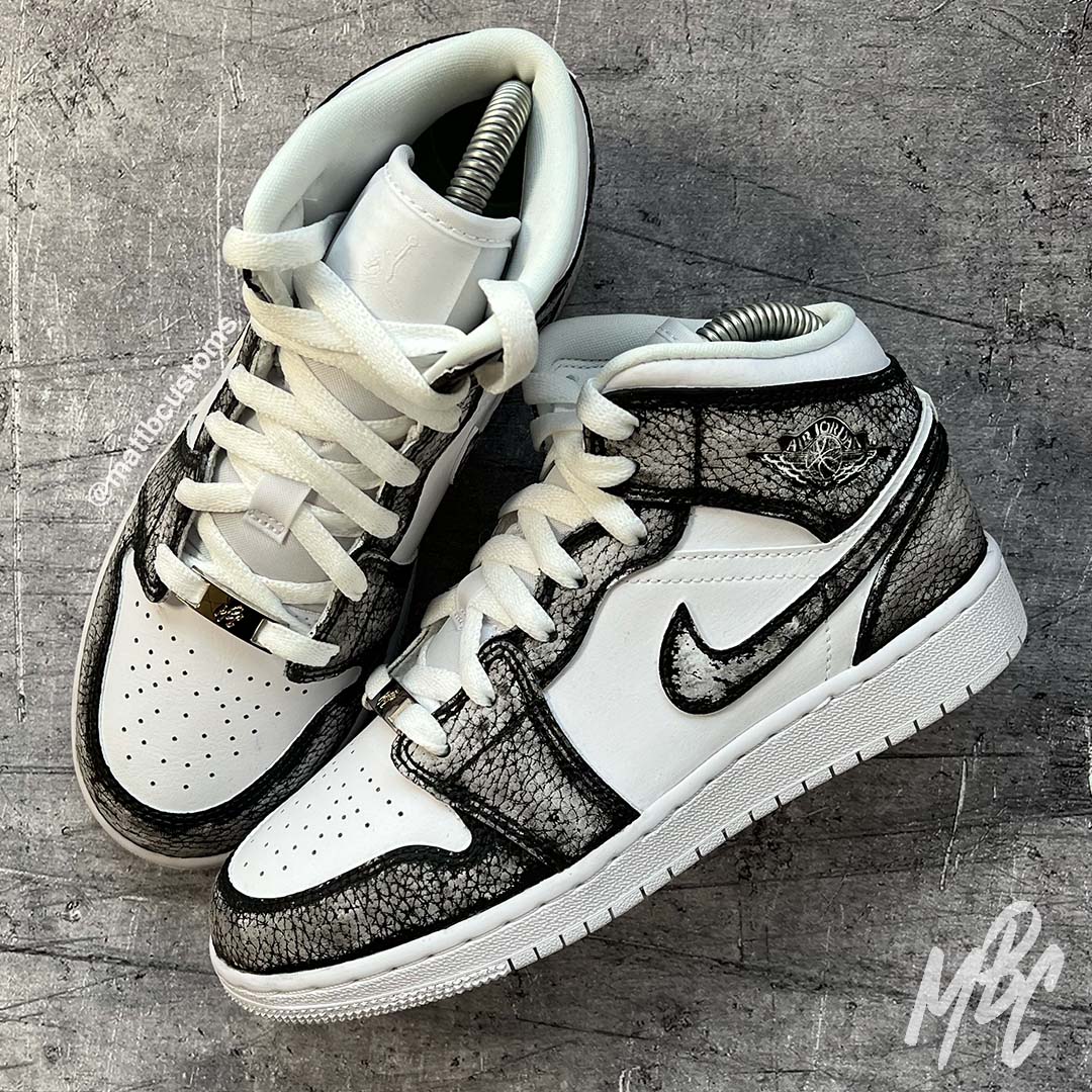 Washed Out Colourway - Jordan 1 Mid Custom