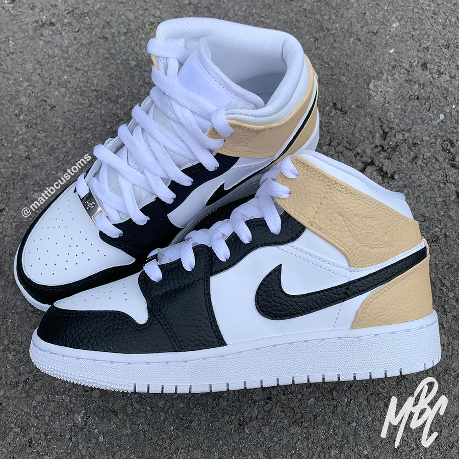 OG Colourway (Create Your Own) - Jordan 1 Mid Custom Nike Sneakers