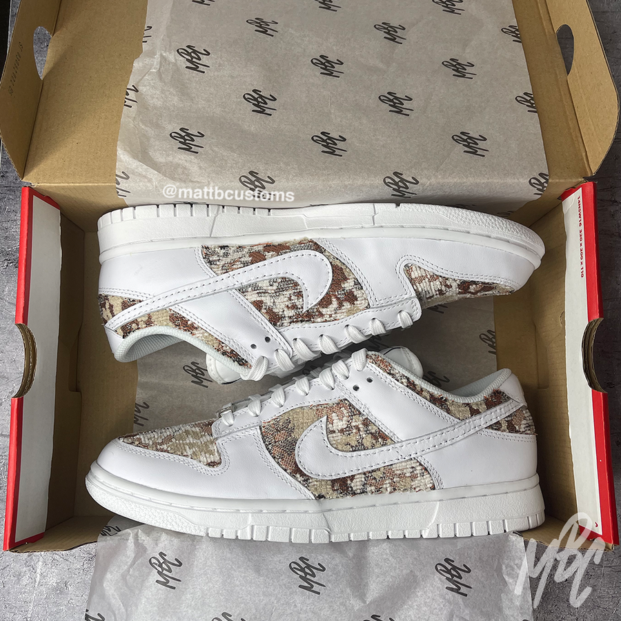 Vintage Carpet - Dunk Low | UK 7.5 â MattB Customs