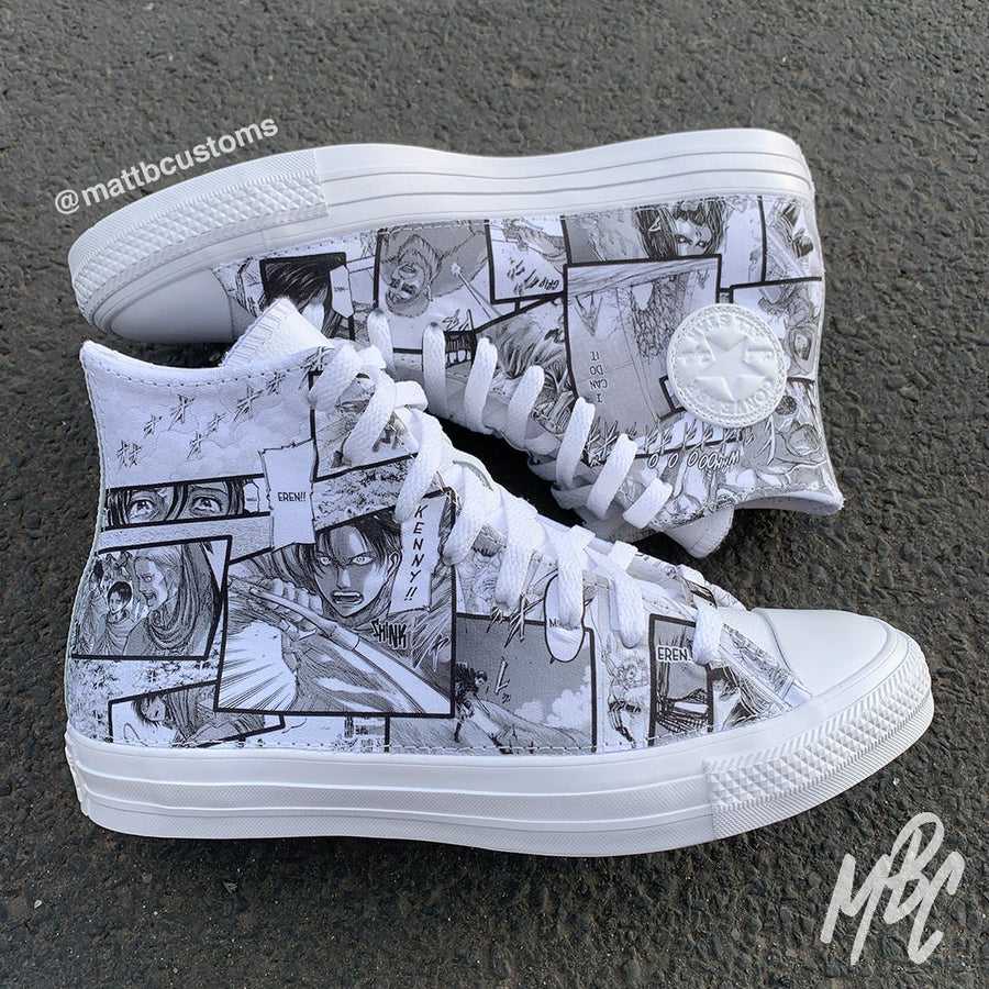AOT (Cut & Sew) - Converse All Star Hi Custom Sneakers