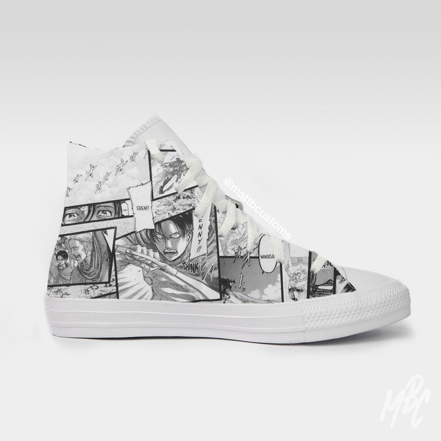 AOT (Cut & Sew) - Converse All Star Hi Custom Sneakers