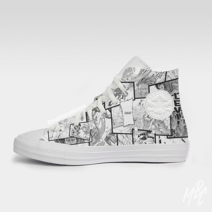 AOT (Cut & Sew) - Converse All Star Hi Custom Sneakers