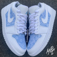 Bandana (Cut & Sew) - Jordan 1 Low Custom Nike Sneakers