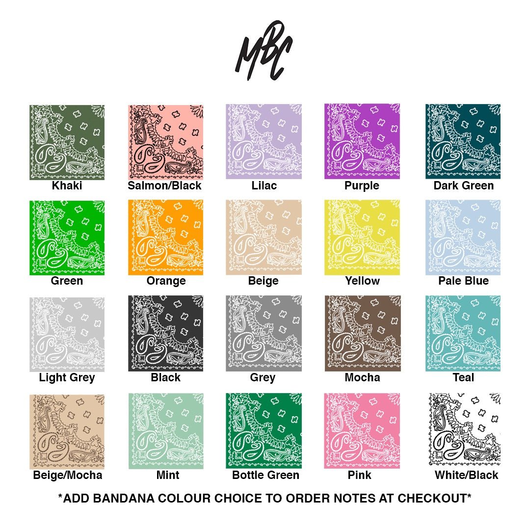 Bandana (Cut & Sew) Design - Custom Nike Jordan 1 Low Trainers â MattB Customs