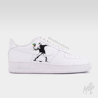 Banksy Flower Thrower - Air Force 1 | UK 12 Nike Sneakers