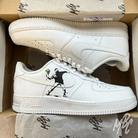 Banksy Flower Thrower - Air Force 1 | UK 12 Nike Sneakers