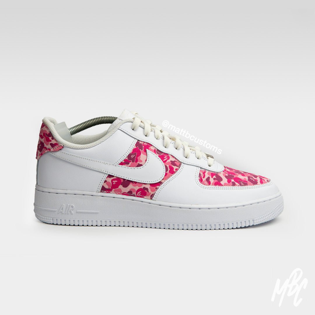 Bape Cut & Sew - Air Force 1 Custom Nike Sneakers