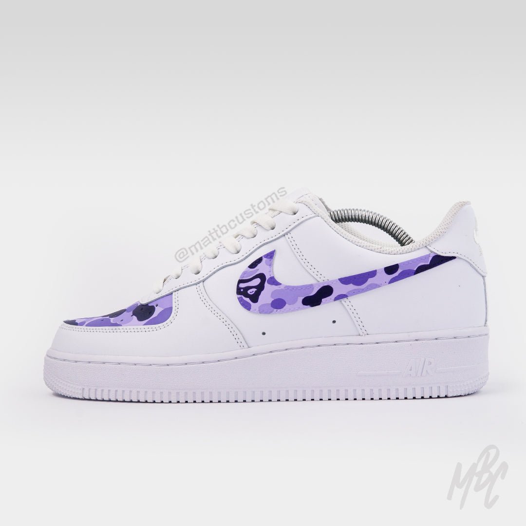Nike air force 1 bape camo custom Clearance
