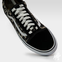 Black Oblique Monogram - Vans Old Skool | UK 7.5 Sneakers