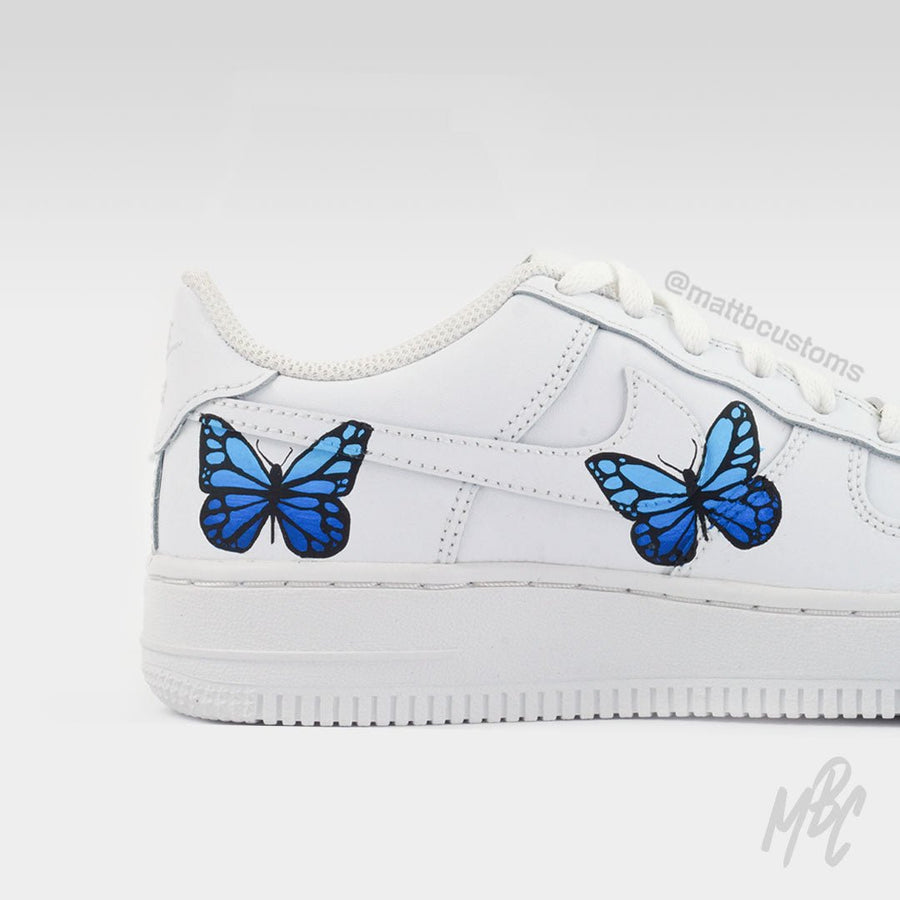 Blue Butterflies - Air Force 1 | UK 3 Nike Sneakers