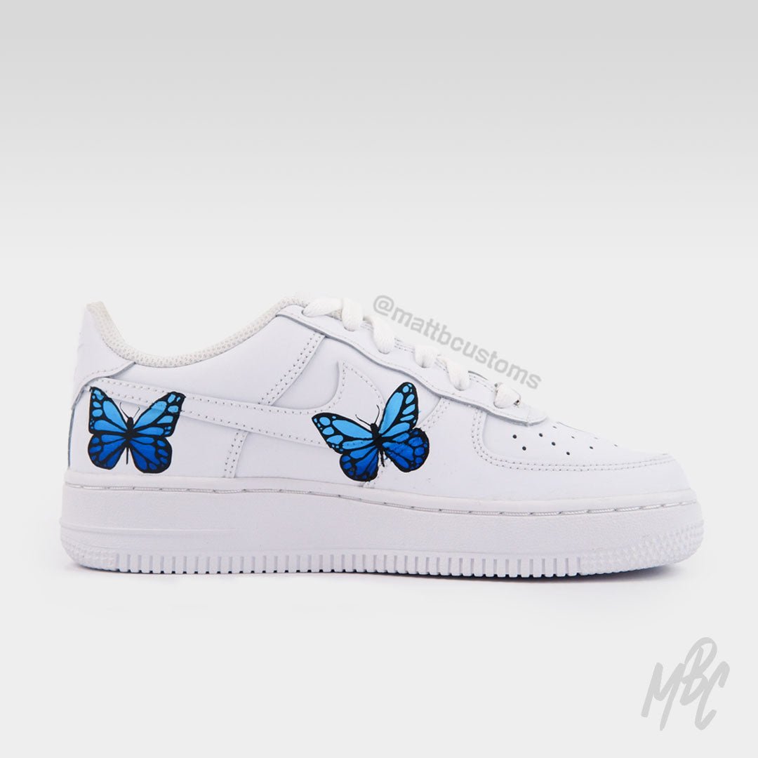 Blue Butterflies - Air Force 1 | UK 3 Nike Sneakers