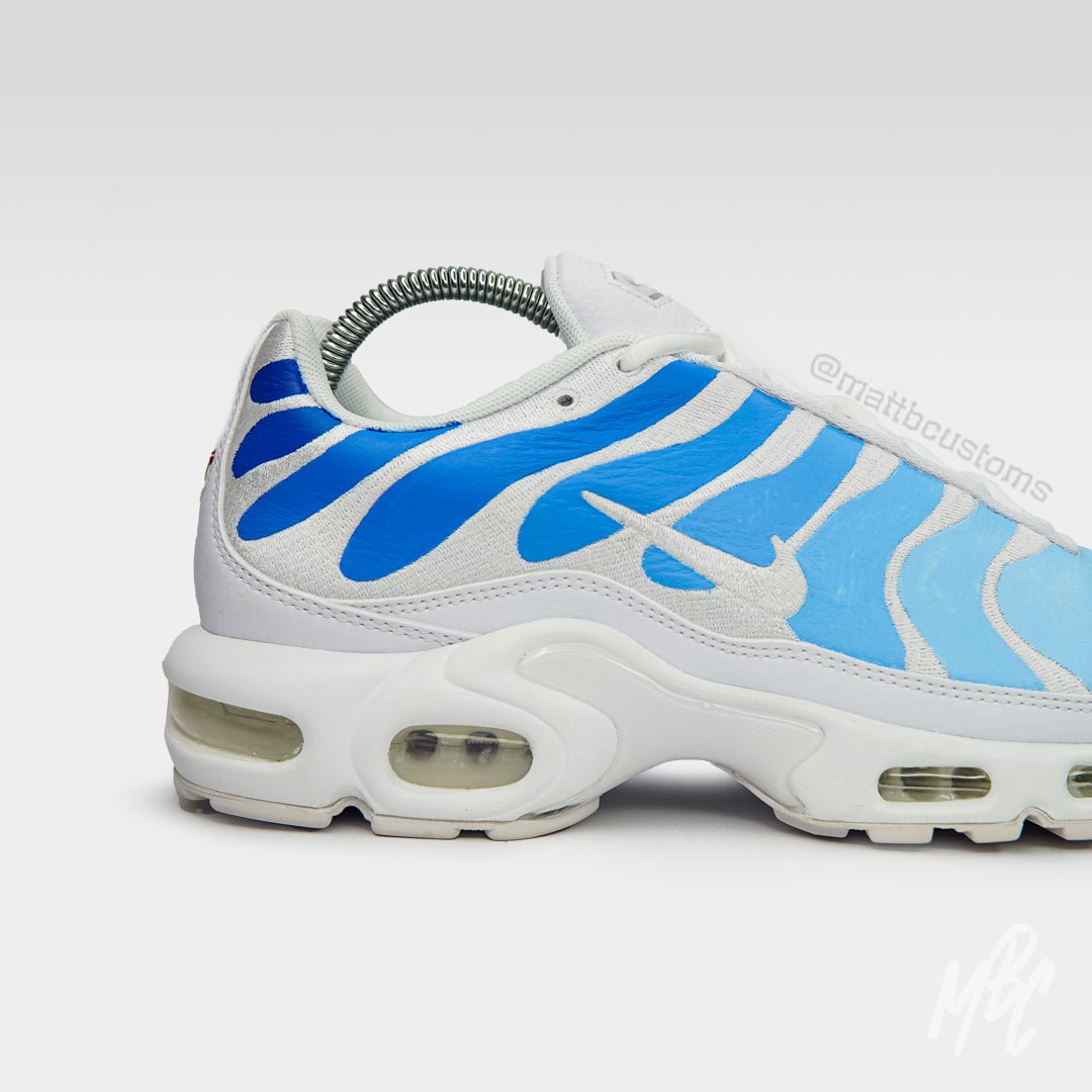 Blue Fade Design - Custom Nike TN Trainers â MattB Customs