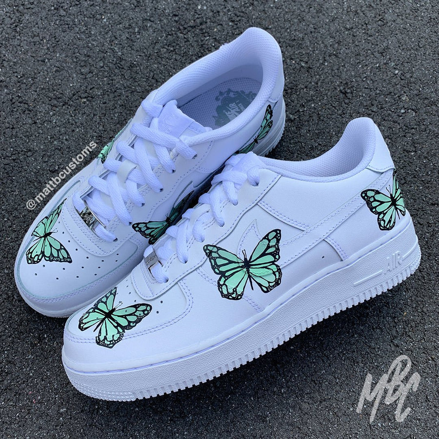 Air force 1 outlet butterfly design