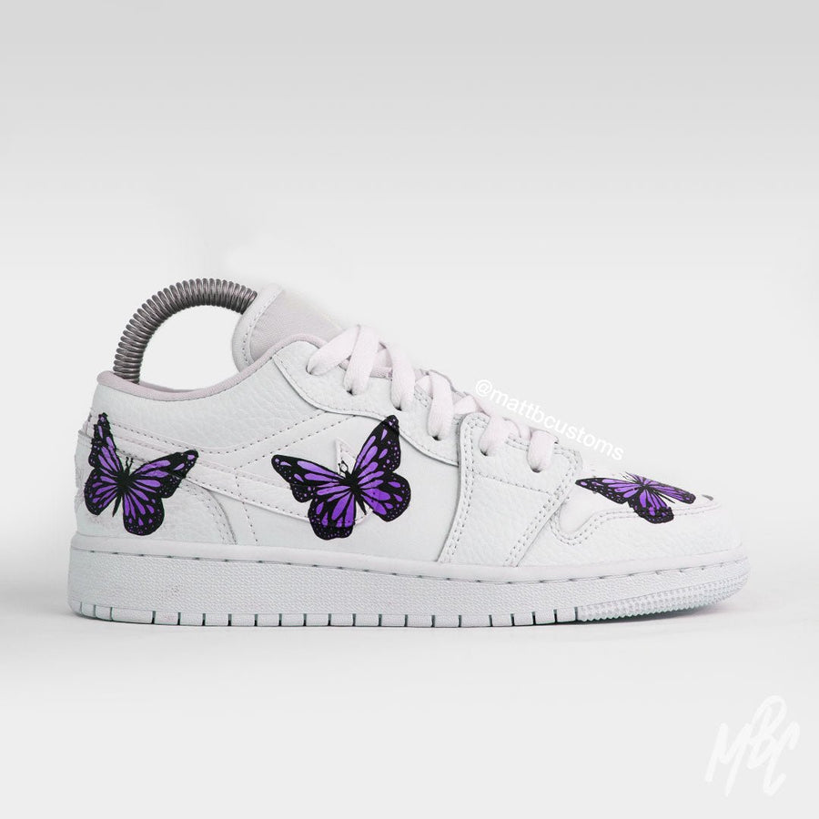 Butterflies - Jordan 1 Low Nike Sneakers