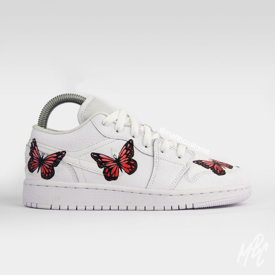 Butterflies - Jordan 1 Low Nike Sneakers