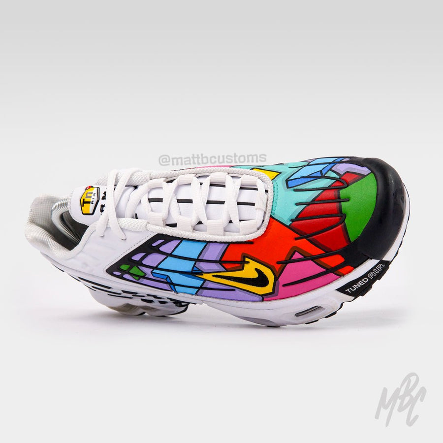Cartoon Freestyle Design - Custom Nike Air Max TN Trainers â MattB Customs