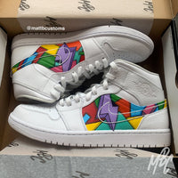 Cartoon Freestyle - Jordan 1 Mid | UK 9.5 Nike Sneakers