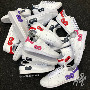 CDG - Adidas Stan Smith Custom Sneakers