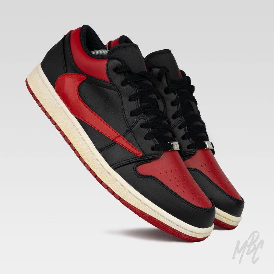 Chicago Reverse Swoosh Jordan Low Custom Trainers – MattB Customs