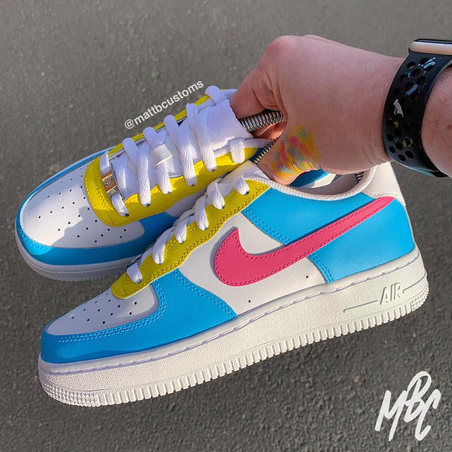 Easy Custom Af1 3 Tone Colourway (Create Your Own) Design - Custom Nike Air Force 1 ...
