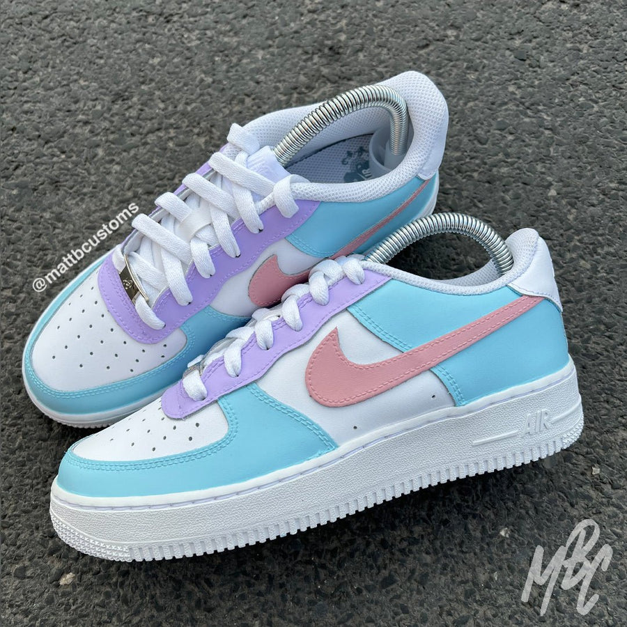 3 Tone Colourway (Create Your Own) Design - Custom Nike Air Force 1 Trainers â MattB Customs