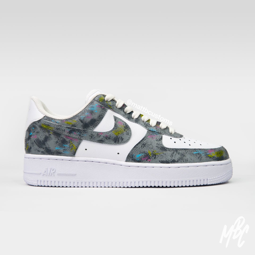 Concrete - Air Force 1 Custom Nike Sneakers