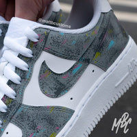 Concrete - Air Force 1 Custom Nike Sneakers