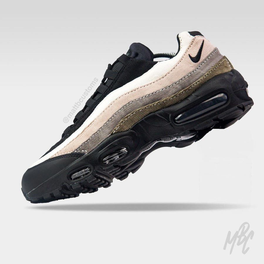 Corduroy Cut & Sew - Air Max 95 Custom Nike Sneakers