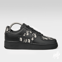 Cut & Sew (Create Your Own) - Black Air Force 1 Custom Nike Sneakers