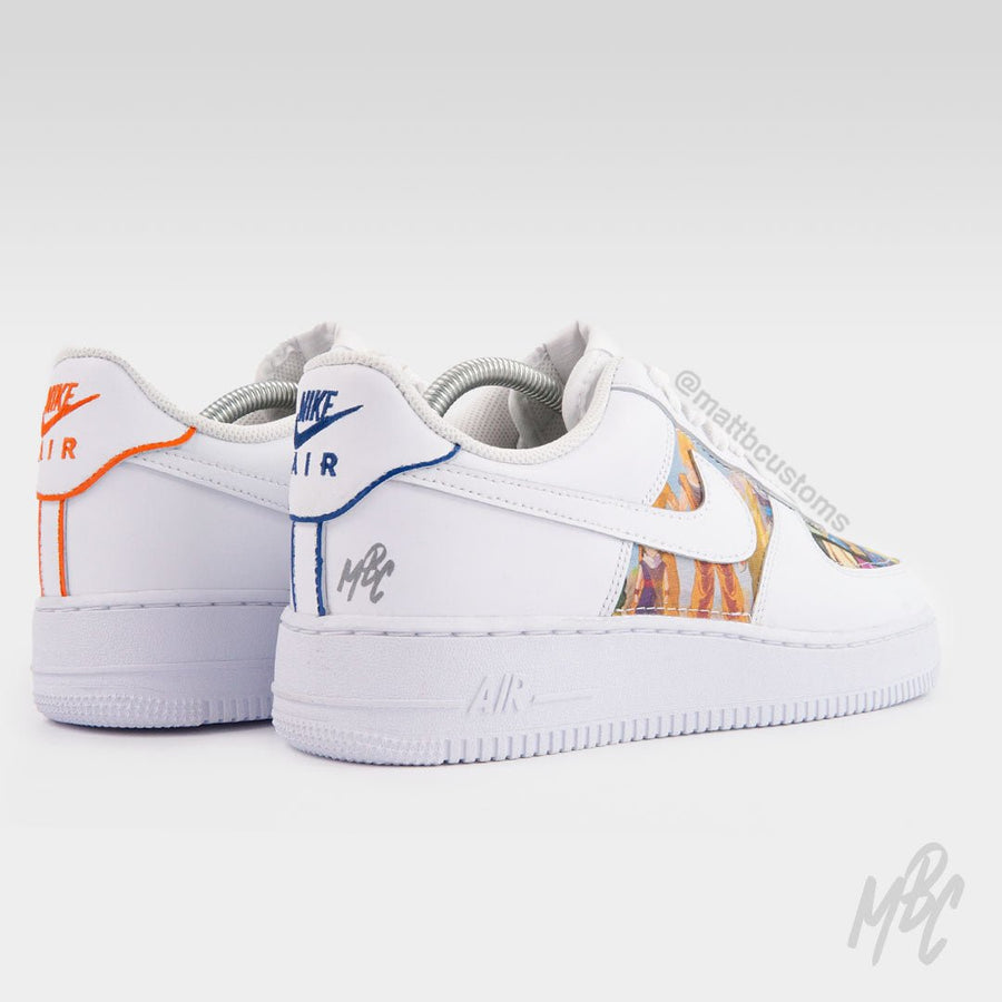 DBZ (Cut & Sew) - Air Force 1 Custom Nike Sneakers