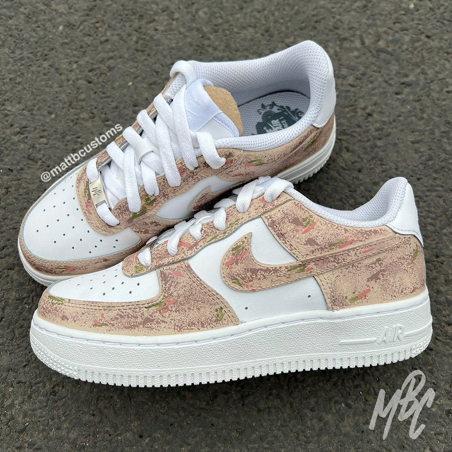 Desert Rust - Air Force 1 Custom Nike Sneakers