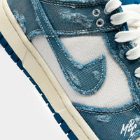 Distressed Denim - Dunk Low Custom Nike Sneakers