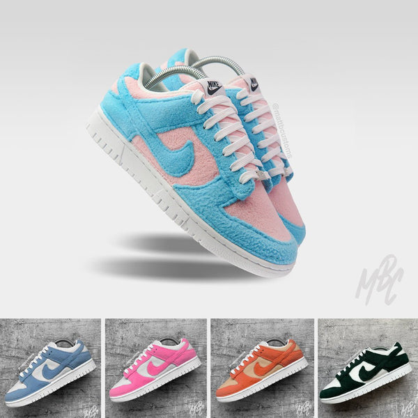 Fluffy Dunk Custom Custom Nike Dunk Low Trainers MattB Customs