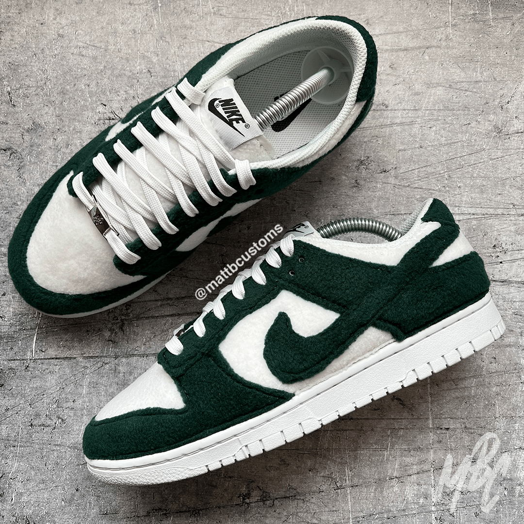 Fluffy Dunk Custom Custom Nike Dunk Low Trainers MattB Customs