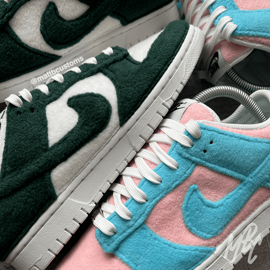 Fluffy Dunk (Choose Your Material) - Dunk Low Custom Nike Sneakers