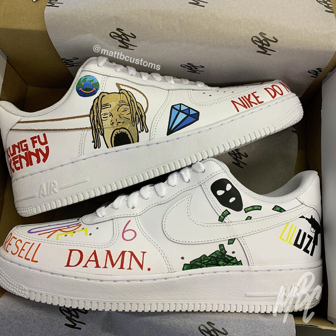 Freestyle (Create Your Own) Design - Custom Nike Air Force 1 Trainers –  MattB Customs