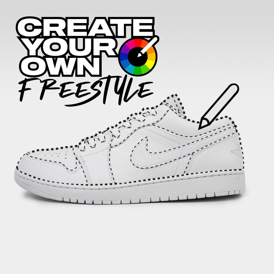 Freestyle (Create Your Own) Design - Custom Nike Jordan 1 Mid Trainers â MattB Customs