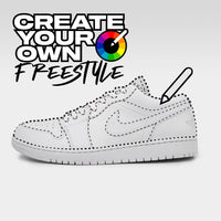 Freestyle (Create Your Own) - Jordan 1 Low Custom Nike Sneakers